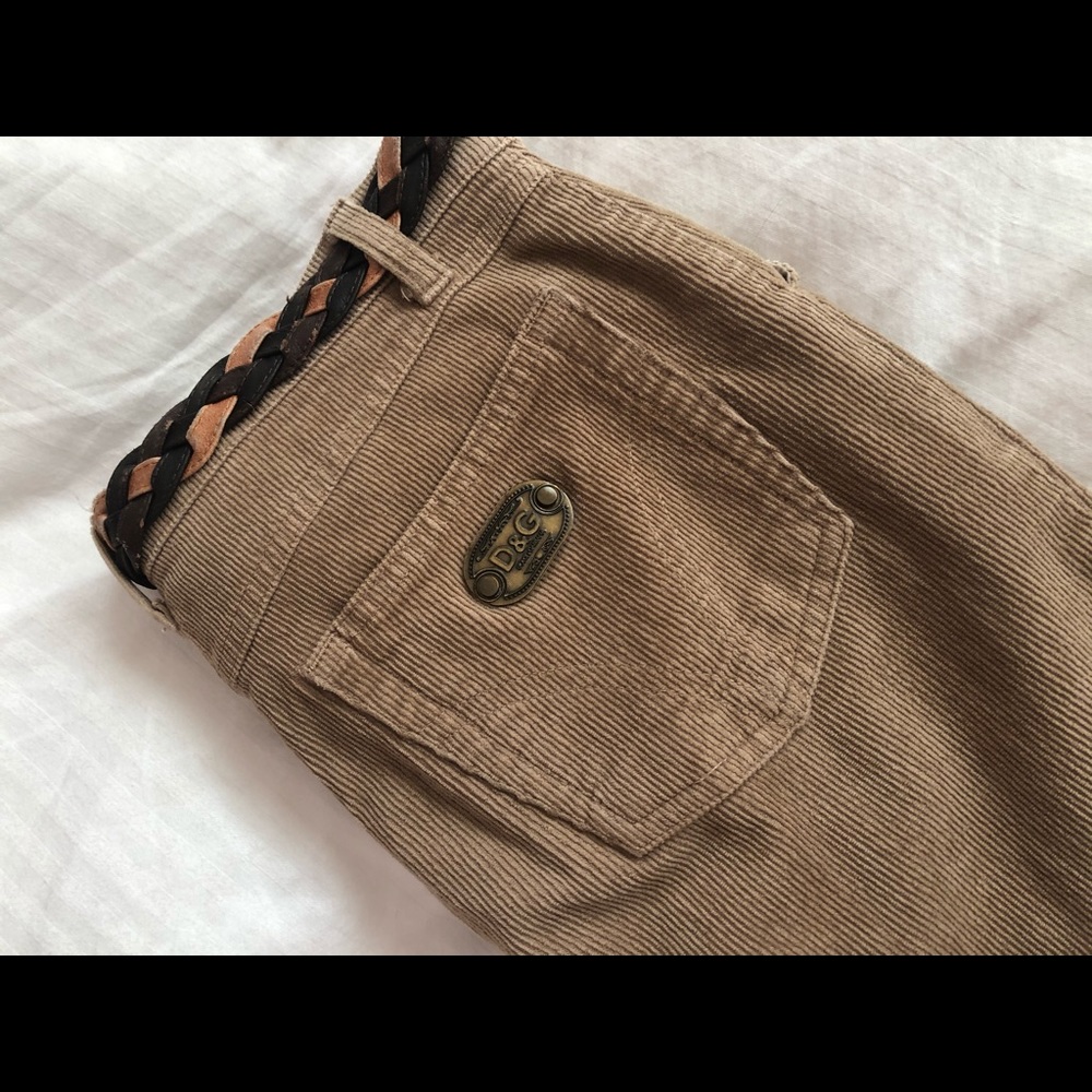 Dolce and Gabbana Vintage Corduroy Pants